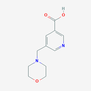 5-[(Morpholin-4-yl)methyl]pyridine-3-carboxylic acid