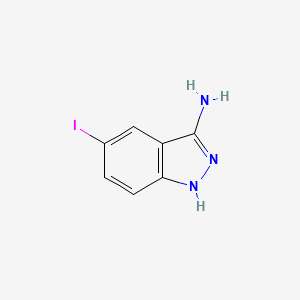 molecular formula C7H6IN3 B1319777 5-Iodo-1H-indazol-3-amine CAS No. 88805-76-9