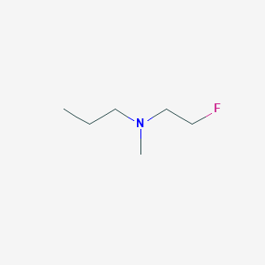 molecular formula C6H14FN B13197786 (2-Fluoroethyl)(methyl)propylamine 