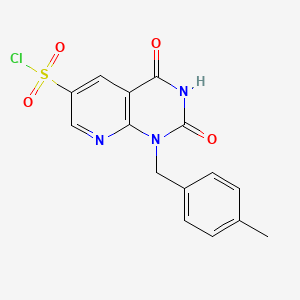 1-(4-Methylbenzyl)-2,4-dioxo-1,2,3,4-tetrahydropyrido[2,3-d]pyrimidine-6-sulfonyl chloride