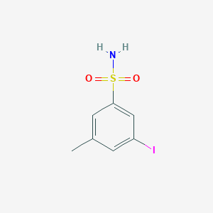 3-Iodo-5-methylbenzene-1-sulfonamide