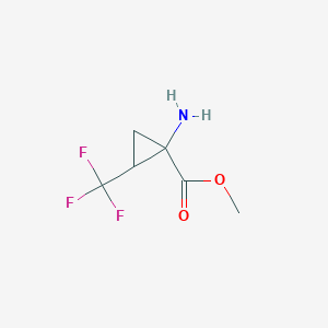 Methyl 1-amino-2-(trifluoromethyl)cyclopropane-1-carboxylate