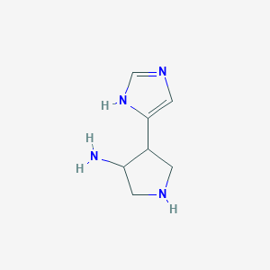 4-(1H-Imidazol-5-yl)pyrrolidin-3-amine