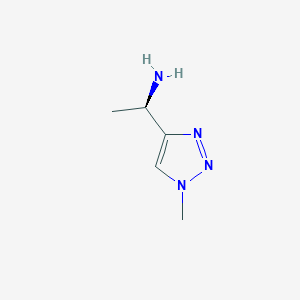 (1R)-1-(1-Methyl-1H-1,2,3-triazol-4-yl)ethan-1-amine