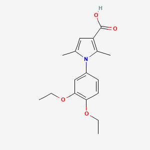 1-(3,4-diethoxyphenyl)-2,5-dimethyl-1H-pyrrole-3-carboxylic acid