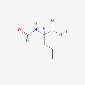 molecular formula C6H11NO3 B13197973 2-Formamidopentanoic acid 