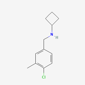 N-[(4-Chloro-3-methylphenyl)methyl]cyclobutanamine