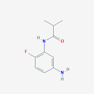 molecular formula C10H13FN2O B1319806 N-(5-amino-2-fluorophenyl)-2-methylpropanamide CAS No. 926259-44-1