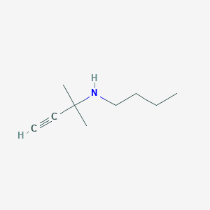 Butyl(2-methylbut-3-yn-2-yl)amine