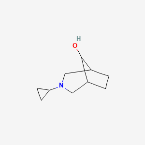 3-Cyclopropyl-3-azabicyclo[3.2.1]octan-8-ol