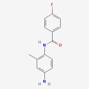 N-(4-Amino-2-methylphenyl)-4-fluorobenzamide