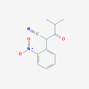 4-Methyl-2-(2-nitrophenyl)-3-oxopentanenitrile