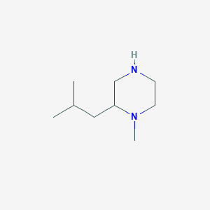 1-Methyl-2-(2-methylpropyl)piperazine