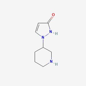 1-(Piperidin-3-yl)-1H-pyrazol-3-ol