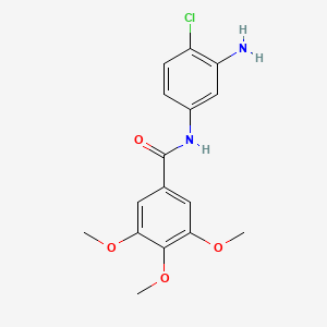 N-(3-Amino-4-chlorophenyl)-3,4,5-trimethoxybenzamide