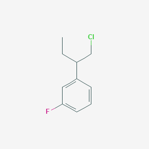 1-(1-Chlorobutan-2-yl)-3-fluorobenzene