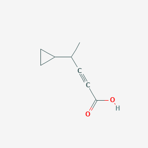 4-Cyclopropylpent-2-ynoic acid