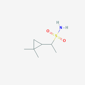 1-(2,2-Dimethylcyclopropyl)ethane-1-sulfonamide