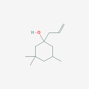 3,3,5-Trimethyl-1-(prop-2-en-1-yl)cyclohexan-1-ol