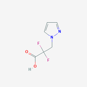 2,2-Difluoro-3-(1H-pyrazol-1-yl)propanoic acid