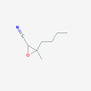 molecular formula C8H13NO B13198252 3-Butyl-3-methyloxirane-2-carbonitrile 