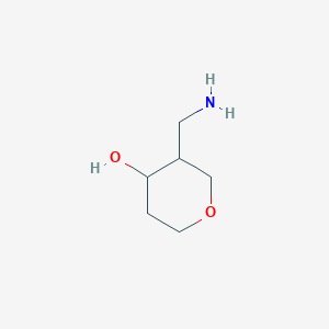 3-(Aminomethyl)oxan-4-ol