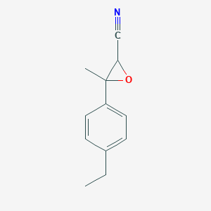 3-(4-Ethylphenyl)-3-methyloxirane-2-carbonitrile