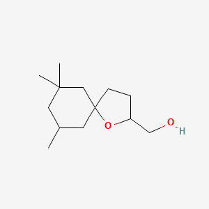 {7,7,9-Trimethyl-1-oxaspiro[4.5]decan-2-yl}methanol