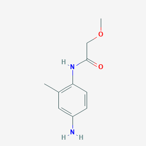 molecular formula C10H14N2O2 B1319835 N-(4-Amino-2-methylphenyl)-2-methoxyacetamide CAS No. 926271-83-2