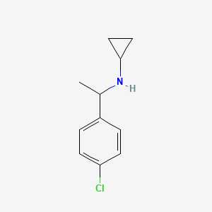 N-[1-(4-chlorophenyl)ethyl]cyclopropanamine