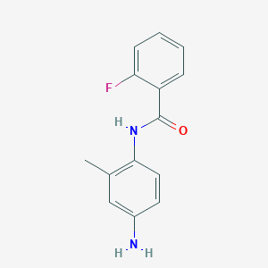 N-(4-Amino-2-methylphenyl)-2-fluorobenzamide