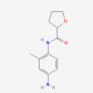 N-(4-Amino-2-methylphenyl)tetrahydrofuran-2-carboxamide