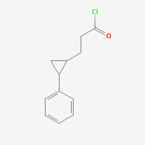 3-(2-Phenylcyclopropyl)propanoyl chloride