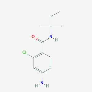 4-amino-2-chloro-N-(2-methylbutan-2-yl)benzamide