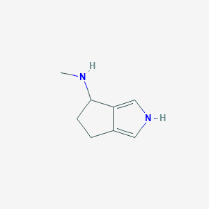 N-Methyl-2H,4H,5H,6H-cyclopenta[c]pyrrol-4-amine