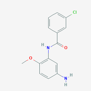 N-(5-Amino-2-methoxyphenyl)-3-chlorobenzamide