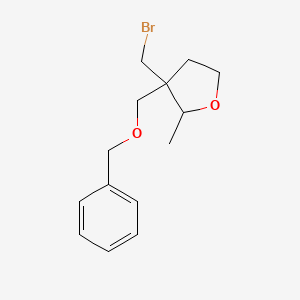 3-[(Benzyloxy)methyl]-3-(bromomethyl)-2-methyloxolane