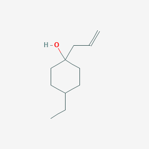 4-Ethyl-1-(prop-2-en-1-yl)cyclohexan-1-ol