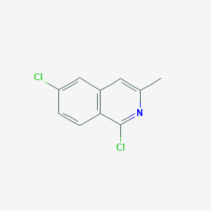 molecular formula C10H7Cl2N B13198561 1,6-Dichloro-3-methylisoquinoline 