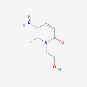 5-Amino-1-(2-hydroxyethyl)-6-methyl-1,2-dihydropyridin-2-one