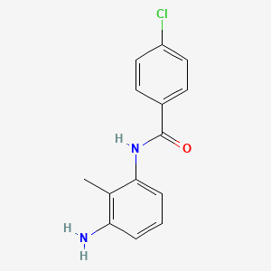 N-(3-Amino-2-methylphenyl)-4-chlorobenzamide