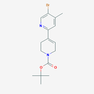 tert-Butyl 4-(5-bromo-4-methylpyridin-2-yl)-1,2,3,6-tetrahydropyridine-1-carboxylate