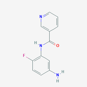N-(5-Amino-2-fluorophenyl)nicotinamide