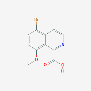 5-Bromo-8-methoxyisoquinoline-1-carboxylic acid