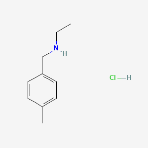 Ethyl[(4-methylphenyl)methyl]amine hydrochloride