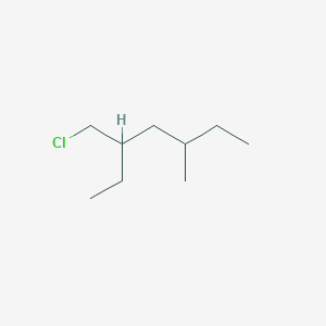 molecular formula C9H19Cl B13198642 3-(Chloromethyl)-5-methylheptane 