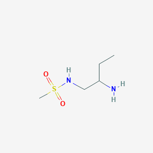 molecular formula C5H14N2O2S B13198694 N-(2-aminobutyl)methanesulfonamide 