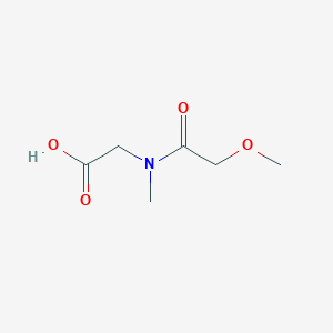 molecular formula C6H11NO4 B1319870 2-(2-甲氧基-N-甲基乙酰氨基)乙酸 CAS No. 926228-91-3