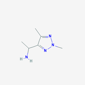 1-(Dimethyl-2H-1,2,3-triazol-4-yl)ethan-1-amine