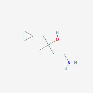 4-Amino-1-cyclopropyl-2-methylbutan-2-ol